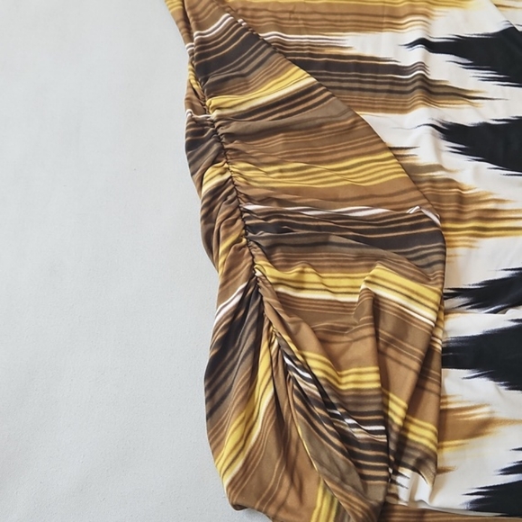 Carmen Marc Valvo Deco Zig Zag Kimono Swim Cover-Up - Picture 6 of 11